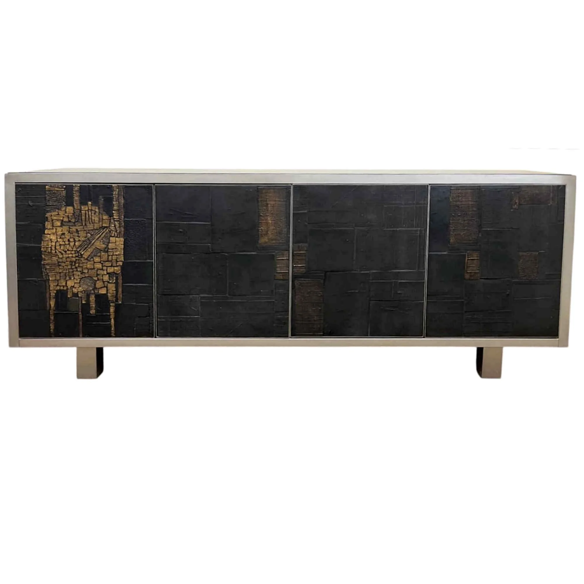 Encore Furniture Gallery-1970s Brutalist Pia Manu Sculpted Slate